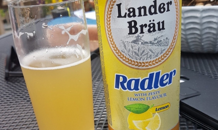 Landerbrau Radler glas en blik